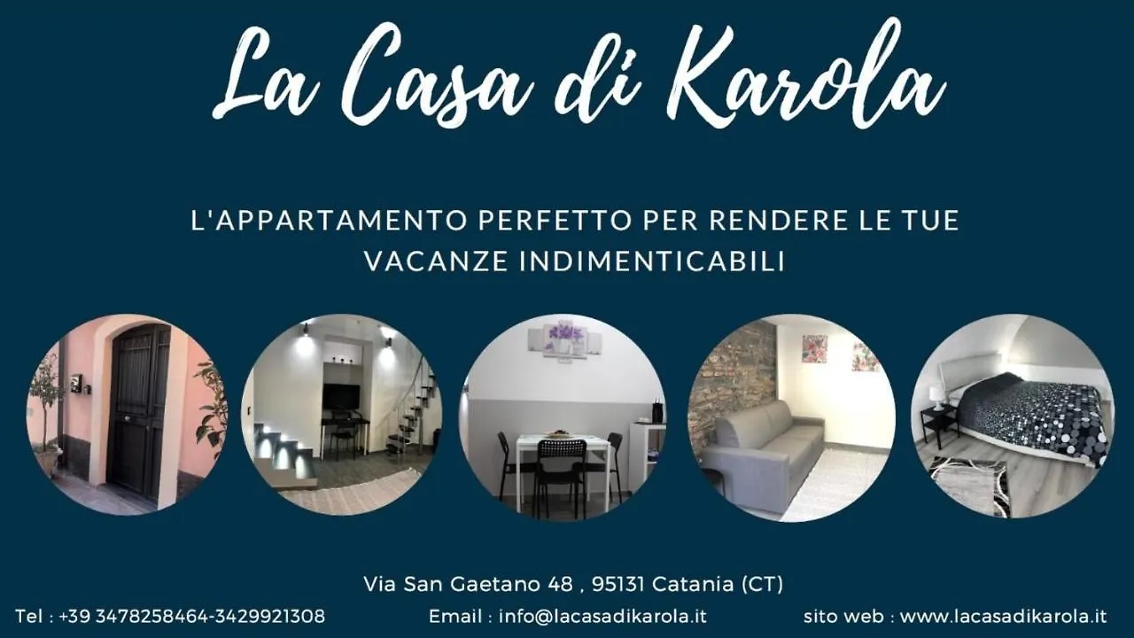 Appartamento La Casa di Karola Aeroporto di Catania Fontana Rossa Italia
